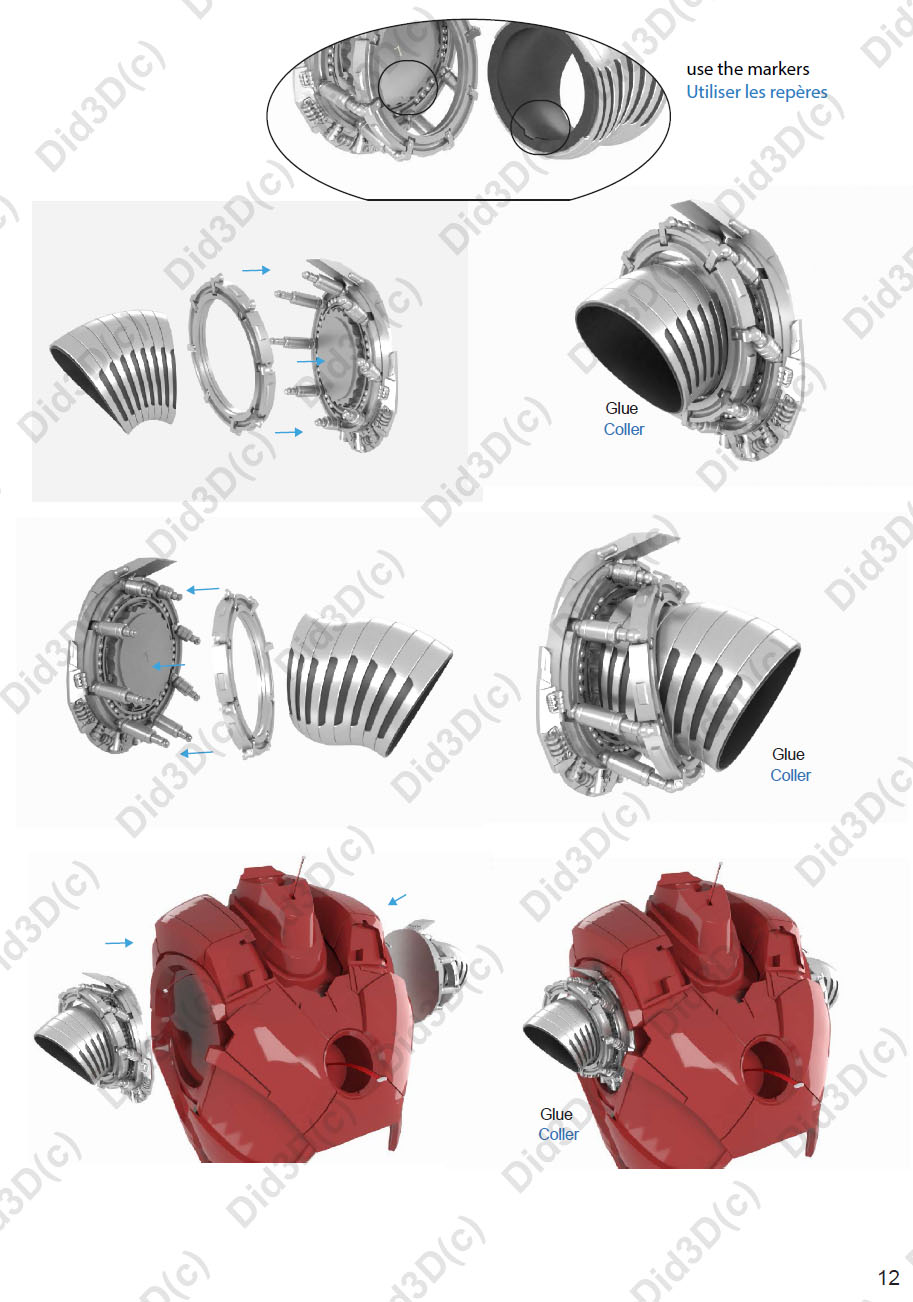 IRONMAN MARK VII BUST Taille reel 750mm - 15