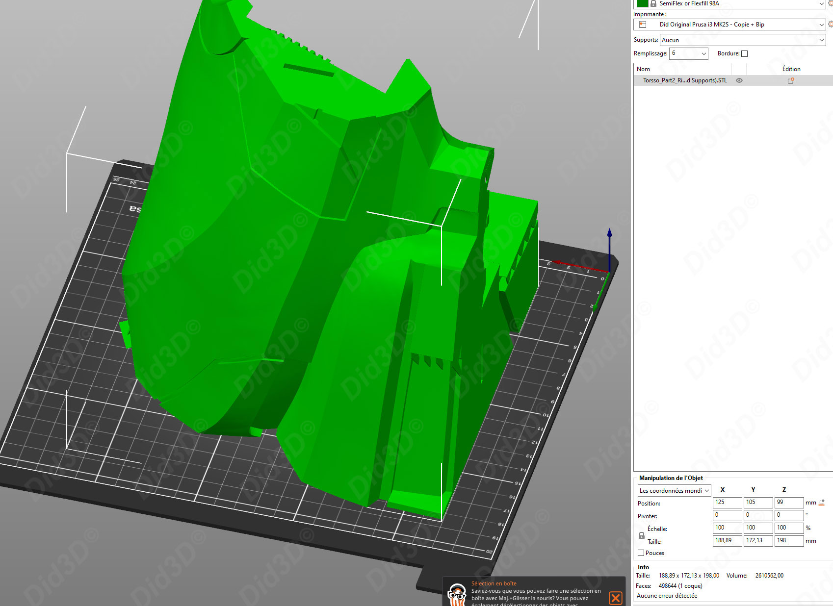 IRONMAN MARK VII BUST Taille reel 750mm - 18