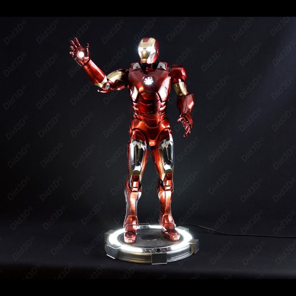 IRON MAN MRK7 ANIMATRONIQUE 62cm 3D print model - 7