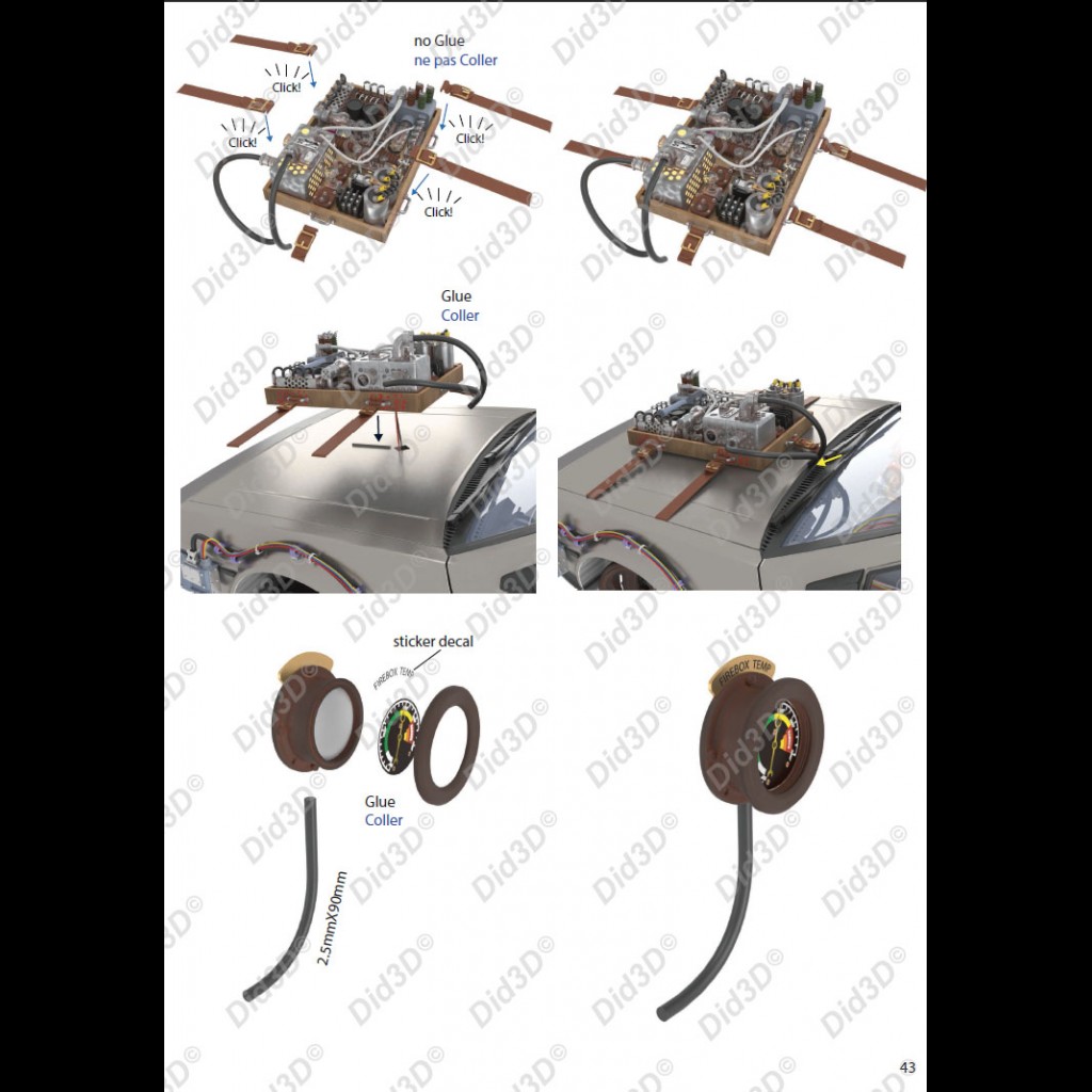 KIT DELOREAN BTTF3 - 17