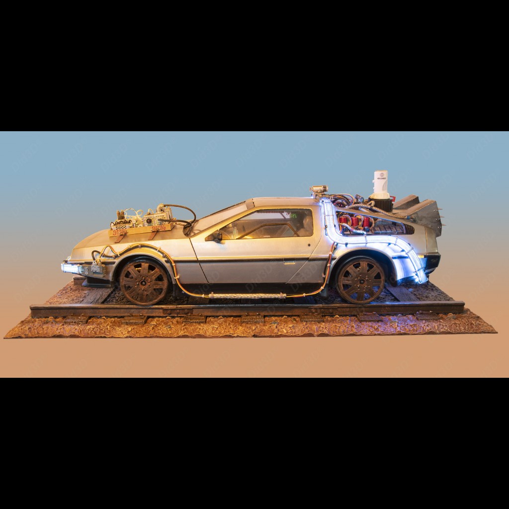 KIT DELOREAN BTTF3 - 5