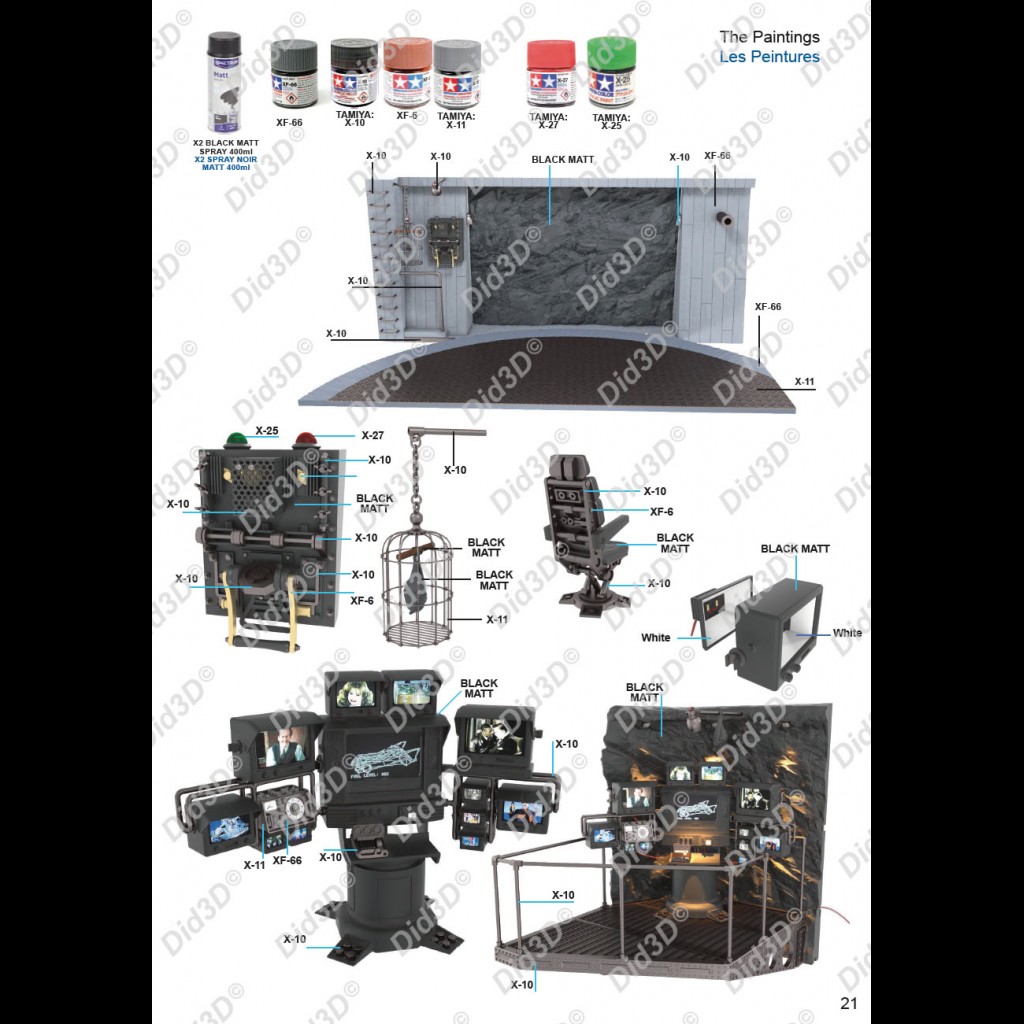 BatCave Did3d Diorama(Sans Voiture) - 11