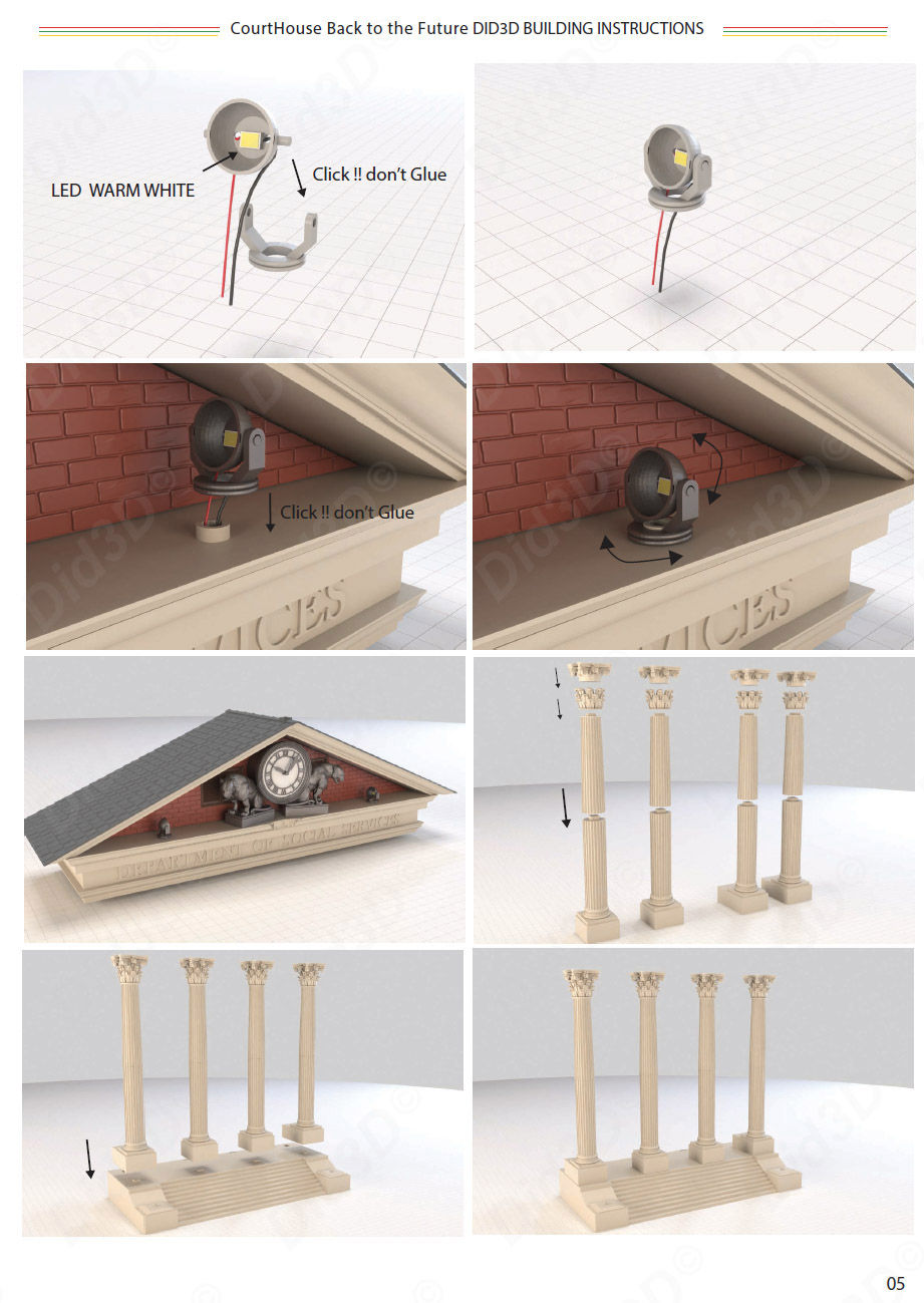 Hotel de ville BTTF 520mm 1/50em - 14