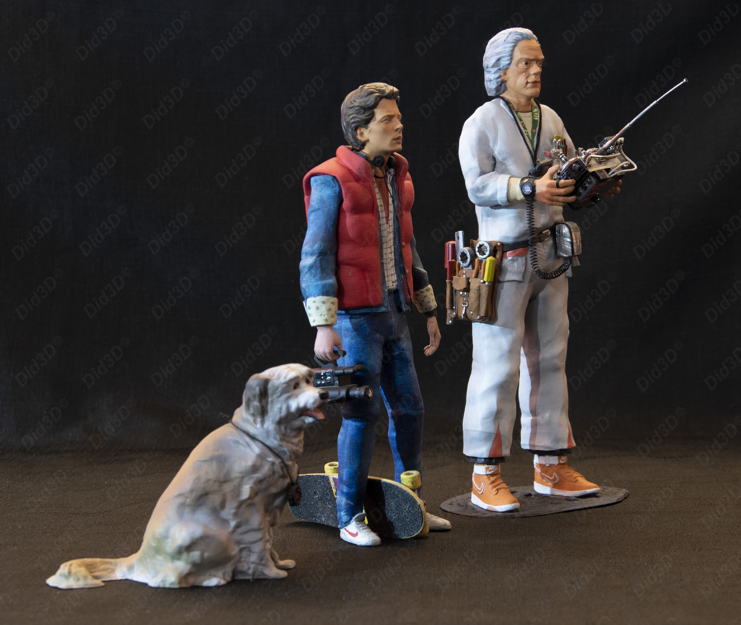 Doc, Marty, Einstein (Pack 1-8 Scale) - 4